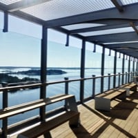 Ship fare to Åland is included
