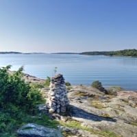 Stone cairn in Järsö