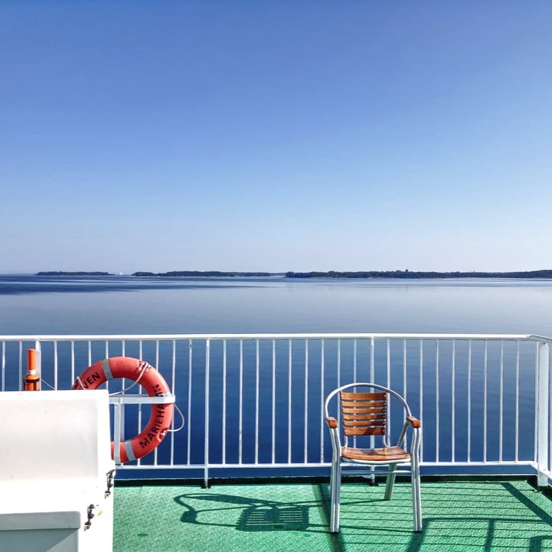 View from the Föglö ferry