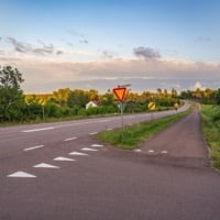 Radweg auf dem Weg nach Föglö, Foto: Håkan Skogsjö