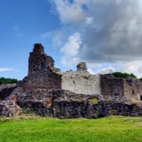 Biskopsborgs ruiner, foto: JonnikJonnik