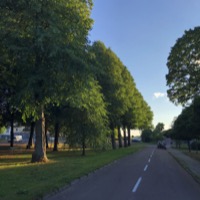 L'esplanade de Mariehamn