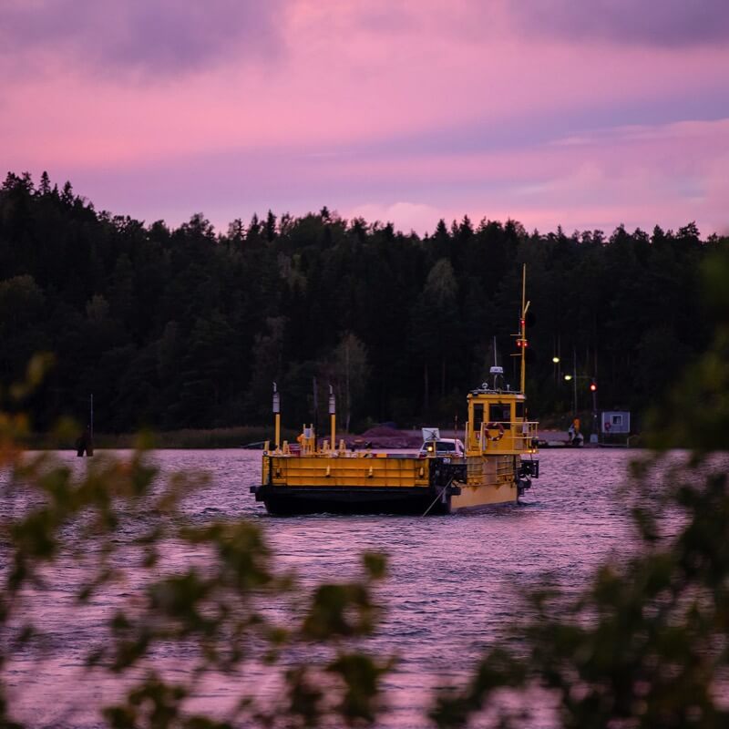 Ferry to Käldö in northern Nauvo