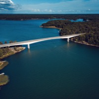 Die Norrström-Brücke zwischen Nagu und Pargas