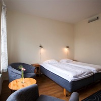 Double room at Strandnäs Hotel