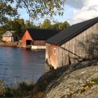 Boat houses in Vårdö