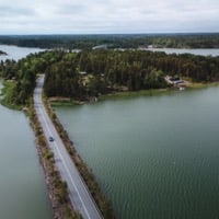 L'île de Lehtinen et le pont de Kaitanen, photo : Chris Alfthan / CATTB / cofinancé par le Fonds rural de l'UE